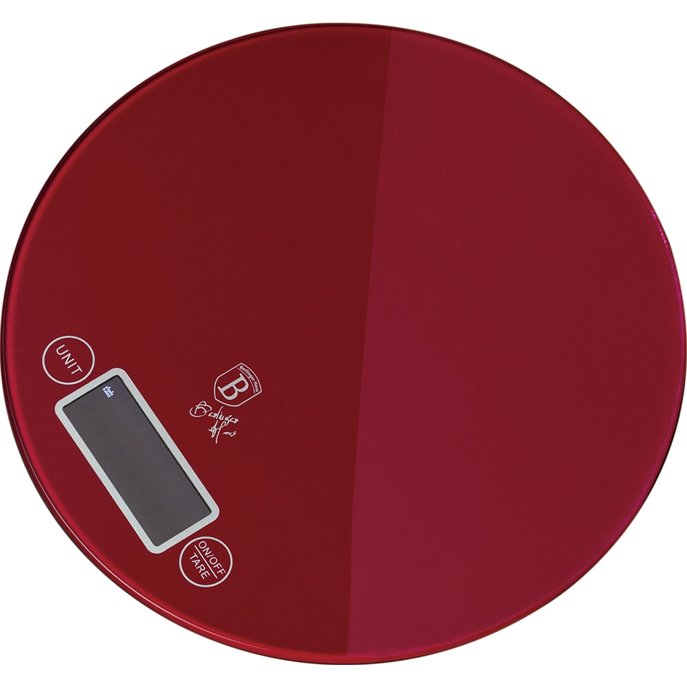 Berlinger Haus BH/9426 Burgundi Digitális konyhai mérleg - Piros (BH/9426)