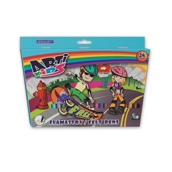 Комплект Rostirón, GRANIT Arti Kids, 24 различни цвята