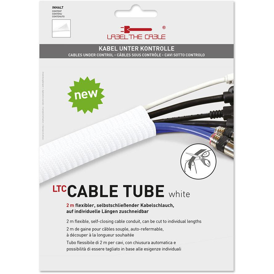 LTC Klettrolle Cable Tube 2m zum Bündeln&Ordnen von Kabeln W (LTC 5120) (LTC 5120)