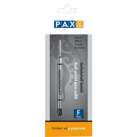PAX Golyóstollbetét - 0.8mm / fekete (PAX4030078)