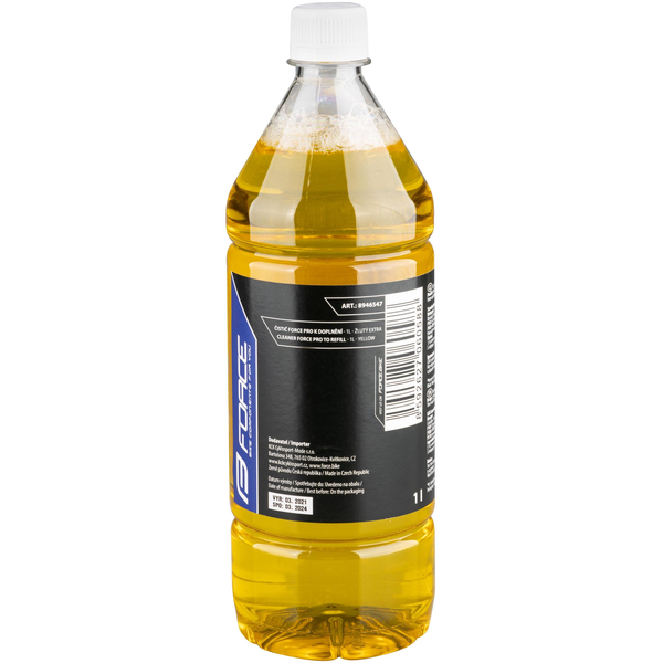 Force PRO Tisztító utántöltő, 1 l, sárga