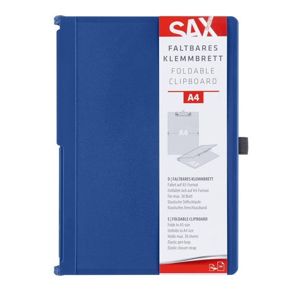 Sax összehajtható A5-A4 kék felírótábla (7470212001)