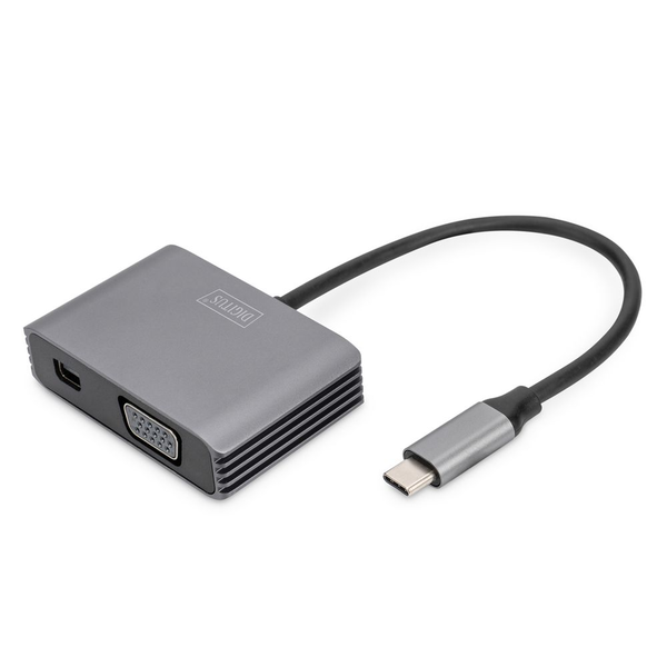 Grafický adaptér / kábel DIGITUS USB Typ C na