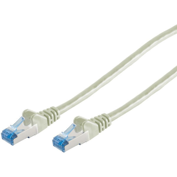 Cablu de retea, S-Conn, Cat.6a, S/FTP, 10 m, Alb
