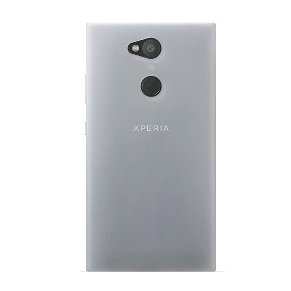 Szilikon telefonvédő (matt) FEHÉR [Sony Xperia L2 (H4311)] (5996457756377)