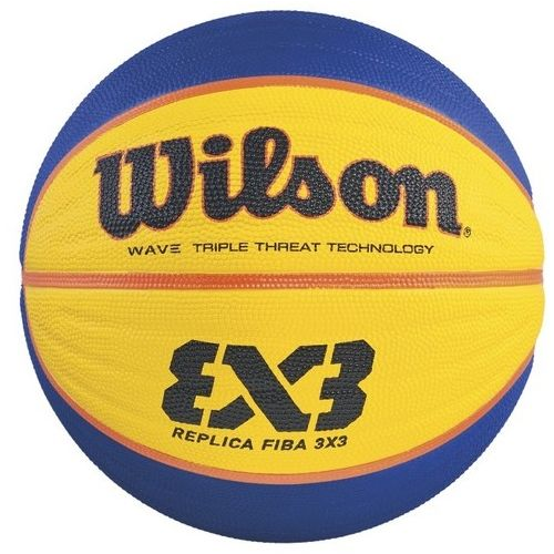 WILSON SPORT Kosárlabda FIBA 3x3 6-os méret kék-sárga (18968)