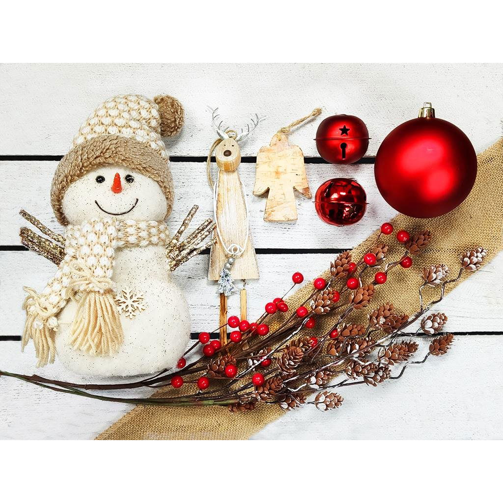 LAALU karácsonyi díszek - Az erdő titkai készlet, 240 - 270 cm fákhoz (LAU-2307-OR)