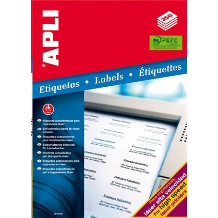 APLI 105x148 mm etikett, lézernyomtatókhoz 1000 darab (LCA2528) (LCA2528)