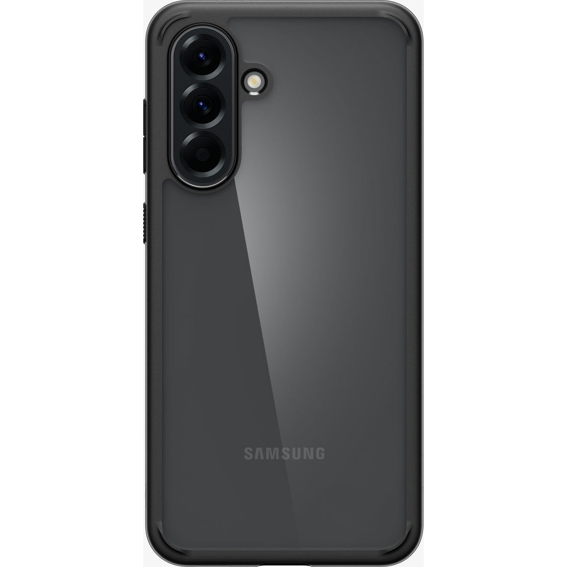 Samsung A56 5G Spigen Ultra Hybrid Műanyag Telefonvédő Ütésállóság, Légpárnás Keret, Átlátszó/Fekete (8800283301199-ACS09293)