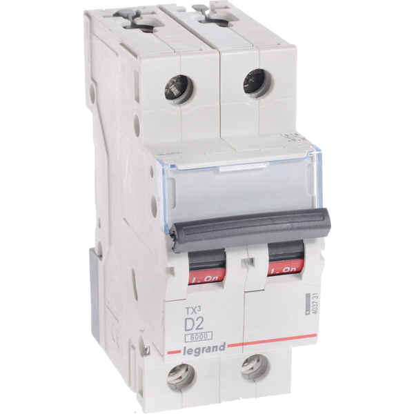 Legrand TX3 kredsløbsafbryder Miniature strømafbryder Type D 2