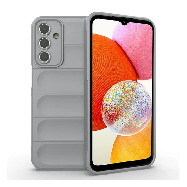 Szilikon telefonvédő (ütésállóság, kameravédő, 3D) VILÁGOSSZÜRKE Samsung Galaxy A15 4G (SM-A155) / Galaxy A15 5G (SM-A156) "Gigapack csomagolás" (GP-150580)