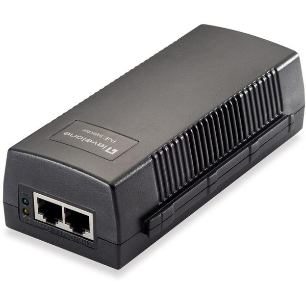 LevelOne POI-2012 adaptador e inyector de PoE Ethernet rápido 52 V