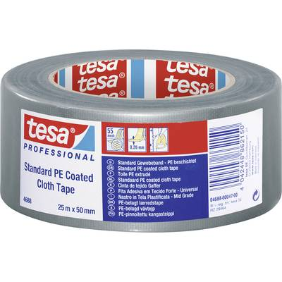 Tesa (04688-00047-00) Repair tape ® Professional Ezüst (H x Sz) 25 m x 50 mm 1 db (04688-00047-00)