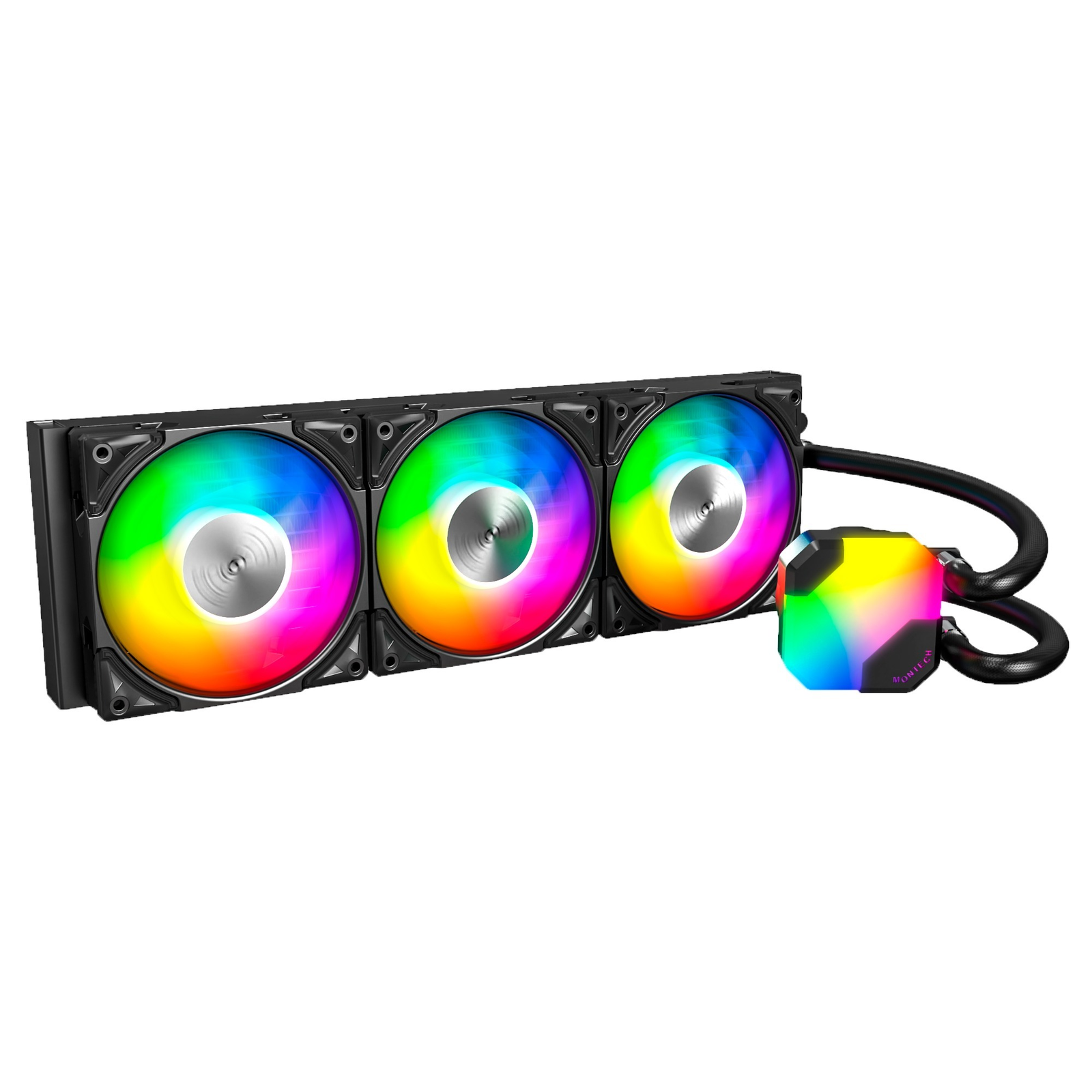Montech HyperFlow ARGB 360 Folyadékhűtő Fekete 3x120mm (HYPERFLOW ARGB 360 (B))