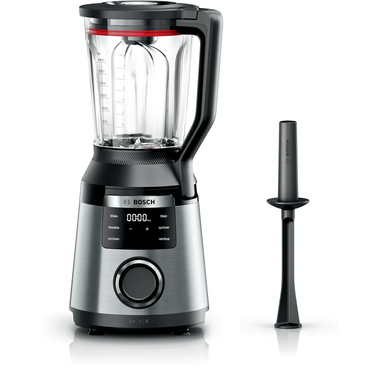 Bosch MMB6762M Serie 6 VitaPower Elektromos Turmixgép 2L / 1800 Watt - Nemesacél (MMB6762M)