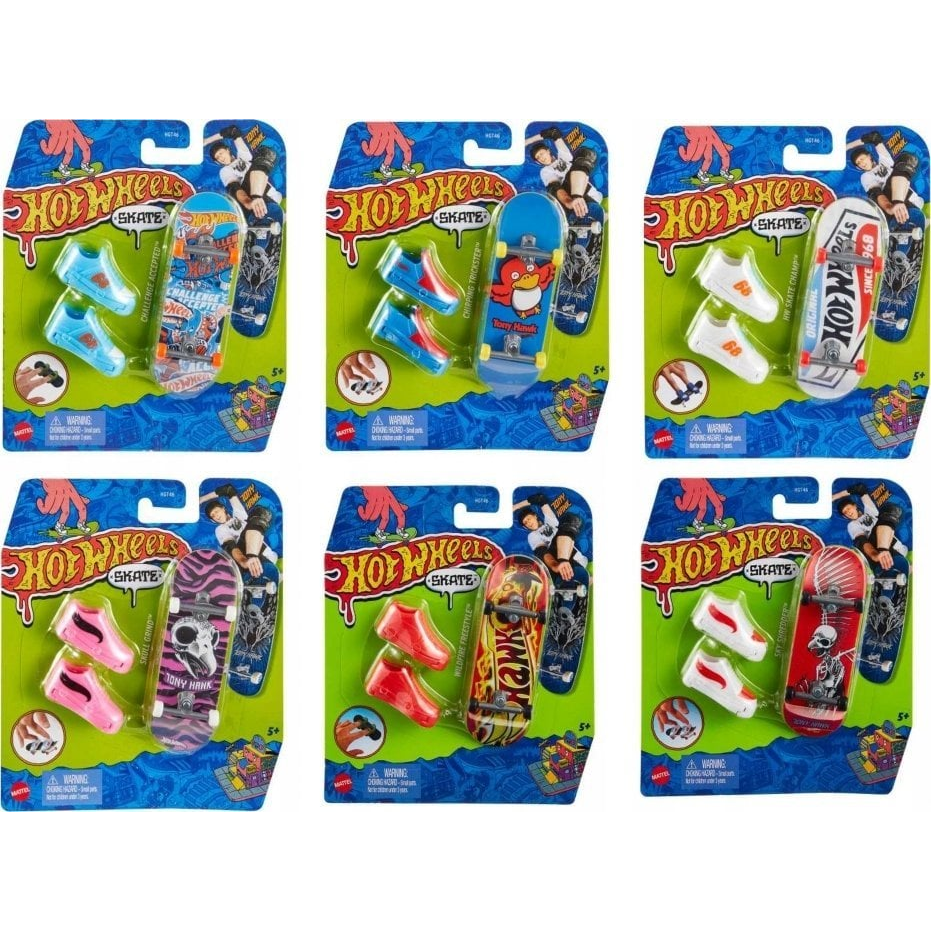 Hot Wheels Skate HVJ96 hra a hračka pre zručnosť a aktivitu Prstový skateboard (965-2307)