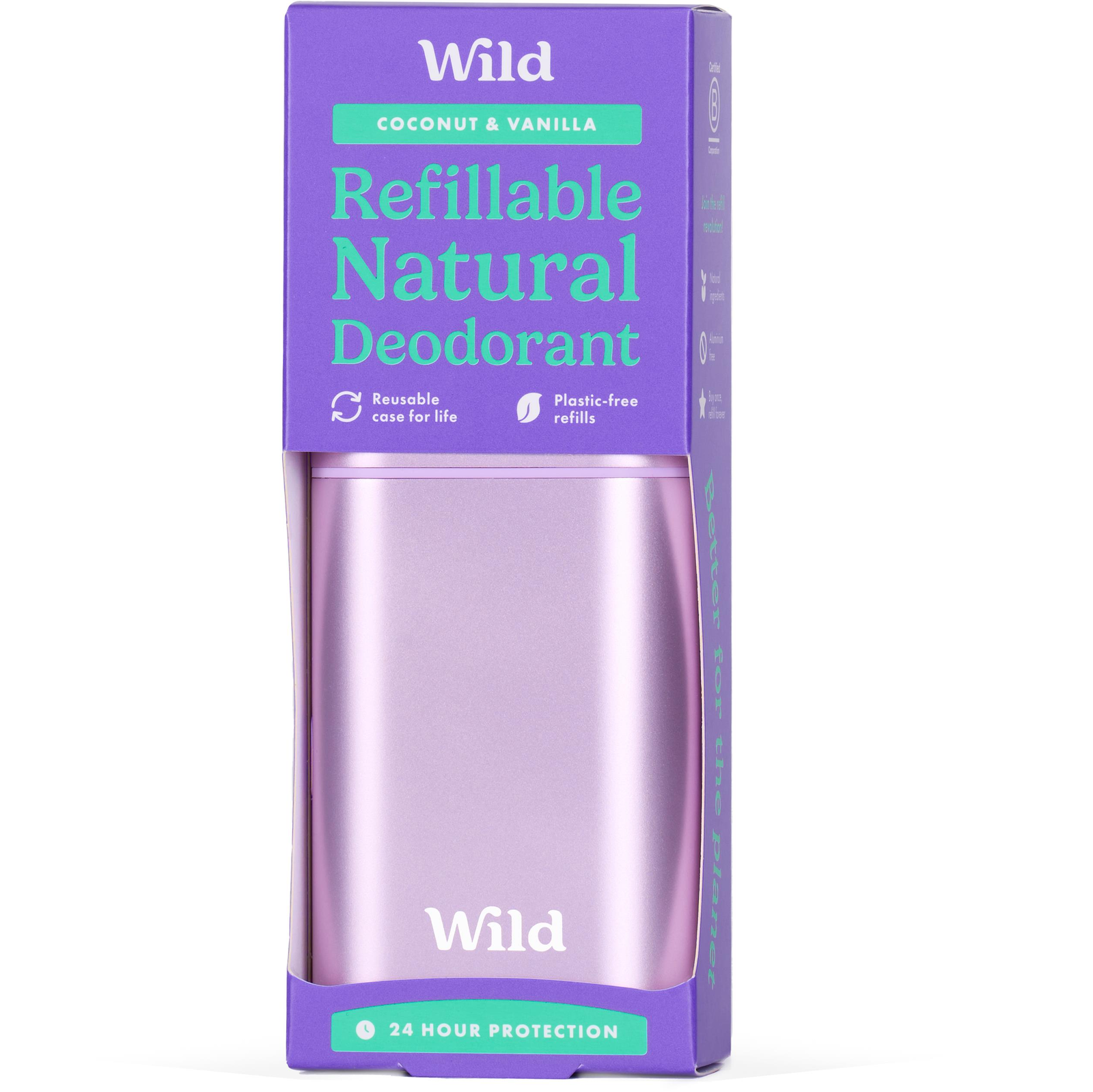 WILD Starter Purple Case Coconut & Vanilla 40 g (5065003990531)