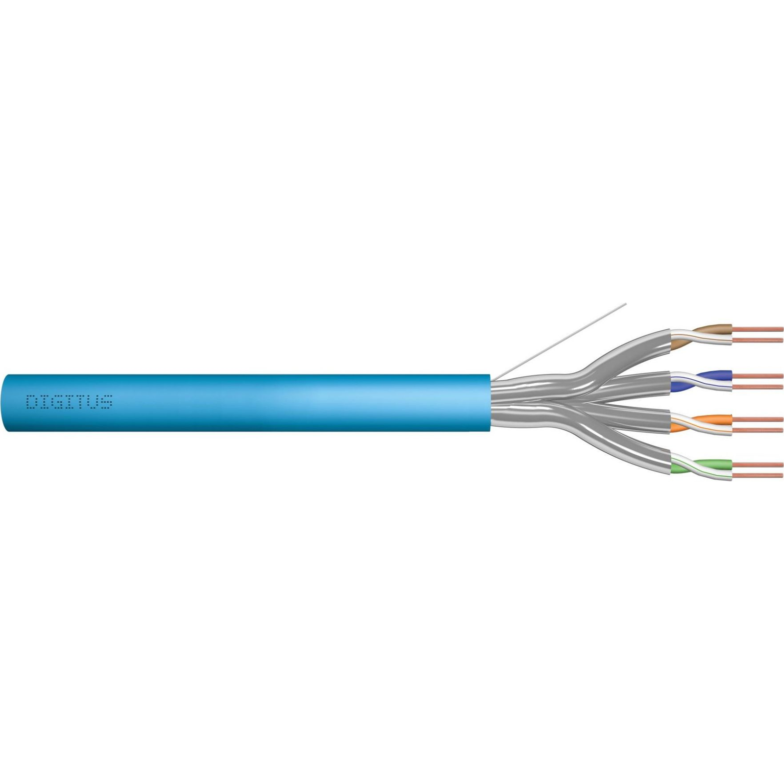 CAT 6A U-FTP installation cable, 500 MHz Dca (LSZH-1), AWG 23/1, 50 m drum, sx, blue (DK-1624-A-VH-05)