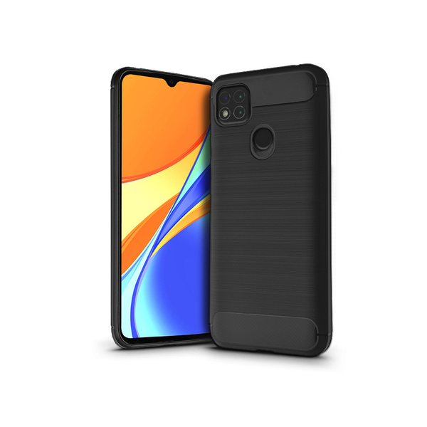 Xiaomi Redmi 9C szilikon hátlap - Carbon - fekete