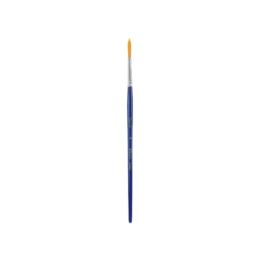 Deli Finenolo 283-4 Kerek sörtés ecset 4-es méret - Kék (DEC283-4)