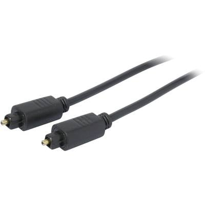 Kash Digitális optikai audio kábel, 1x Toslink dugó - 1x Toslink dugó, 3 m, fekete, 736075 (30L510) (30L510)