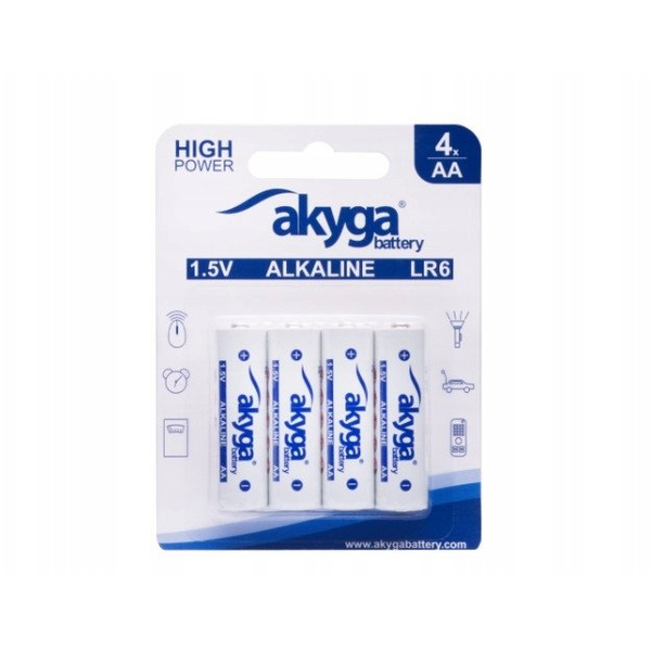 Akyga LR6, 1.5V, 3050mAh, AA alkáli elem 4db (AKY2068)