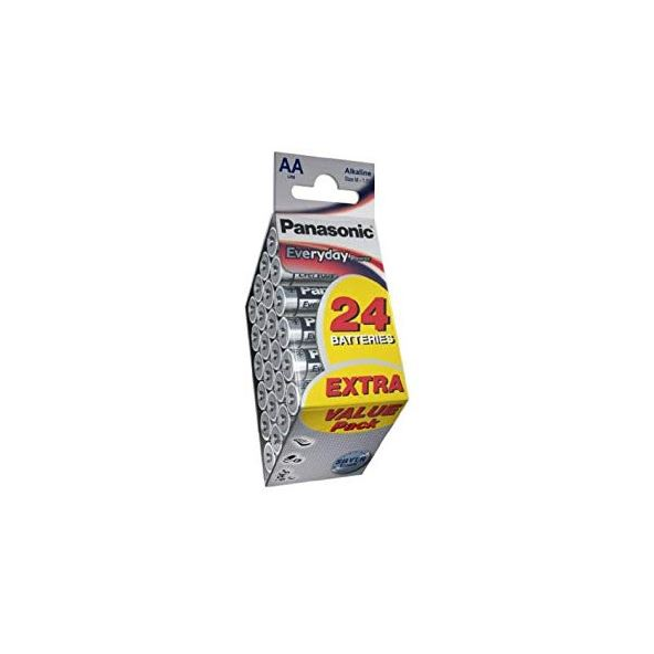 Panasonic 1.5V Alkáli AA ceruza elem Everyday Power (24db / csomag) (LR6EPS/24CD)