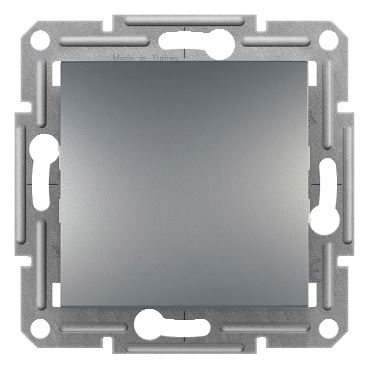 Schneider ASFORA Váltókapcsoló rugós bekötésű acél (EPH0400162) (EPH0400162)