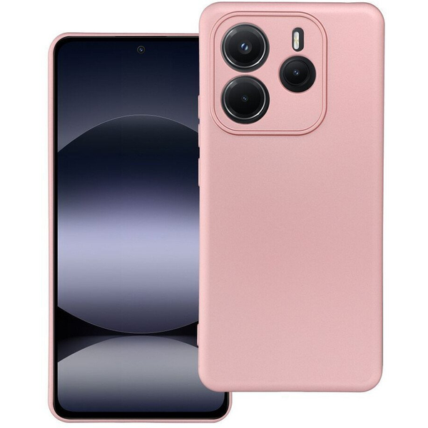 ZONE Metallic Case tok Xiaomi Redmi 15 4G / 5G csillogó rózsaszín