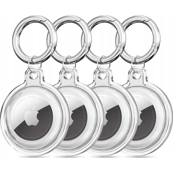 Tech-Protect Icon Apple Airtag tok átlátszó 4db (5906302360765)