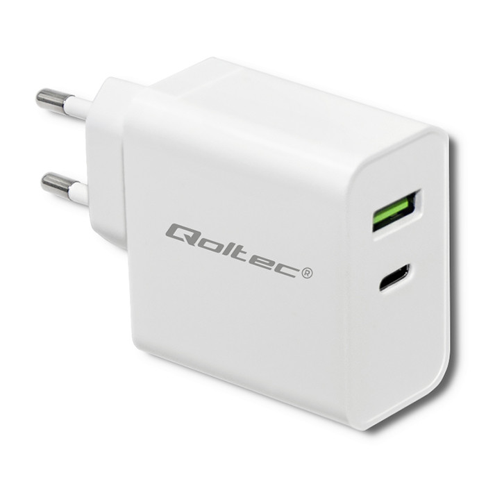 Qoltec 51718 Hálózati Micro-USB töltő (5V / 3A) (51718)