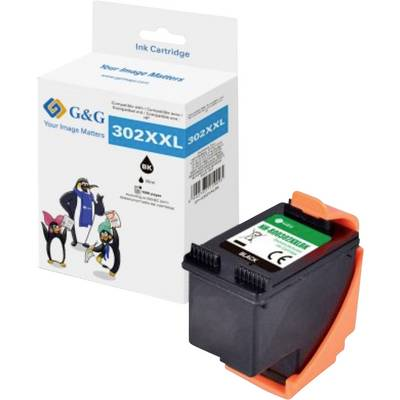 G&G XXL-Patrone kompatibel mit HP 302XL/ F6U68AE