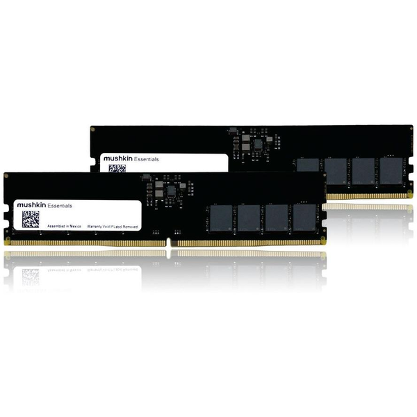 DDR5 64GB PC 4800 CL40 (2x32GB) Mushkin Essentials 1,1V intern retail (MES5U480FD32GX2)