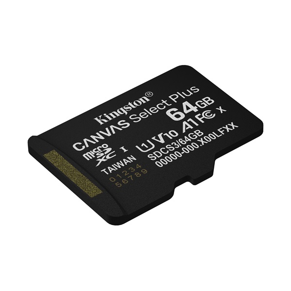 Kingston Technology Canvas Select Plus Gen3 MicroSDXC UHS-I Klasse 10
