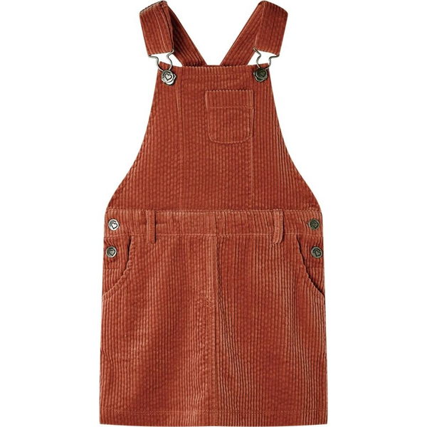 Gyerek overall ruha kordbársony Cognac 104