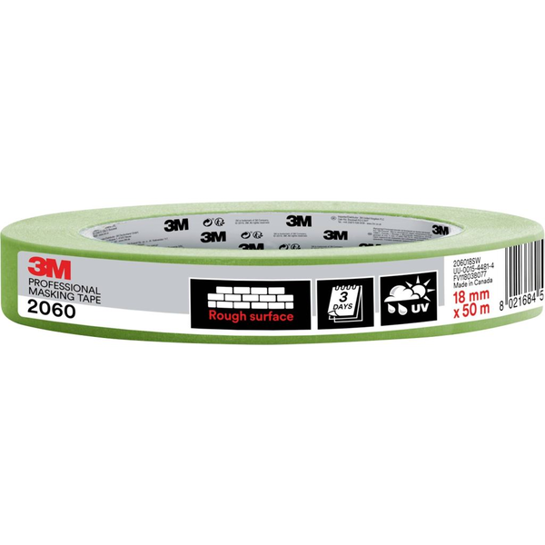 3M PT206018 festő maszkolószalag világoszöld, 50 m x 18 mm