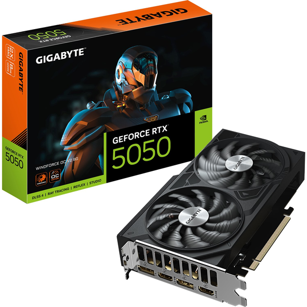 GIGABYTE GeForce RTX 5050 WINDFORCE OC V2 8G NVIDIA 8 Giga Bites GDDR6
