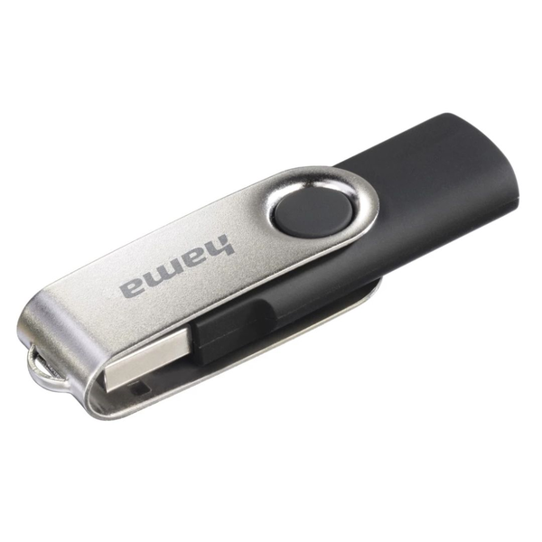 Hama 16GB USB 2.0 USB-nøgle USB Type-A Sort, Sølv
