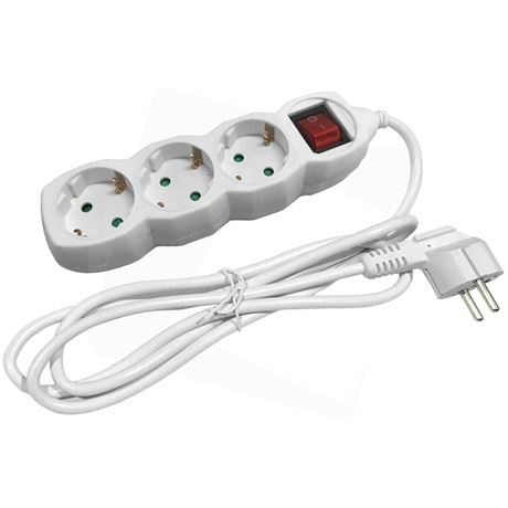 Entac elosztó 3 foglalat kapcsolóval (ESE1.5G3-3-SW) (ESE1.5G3-3-SW)