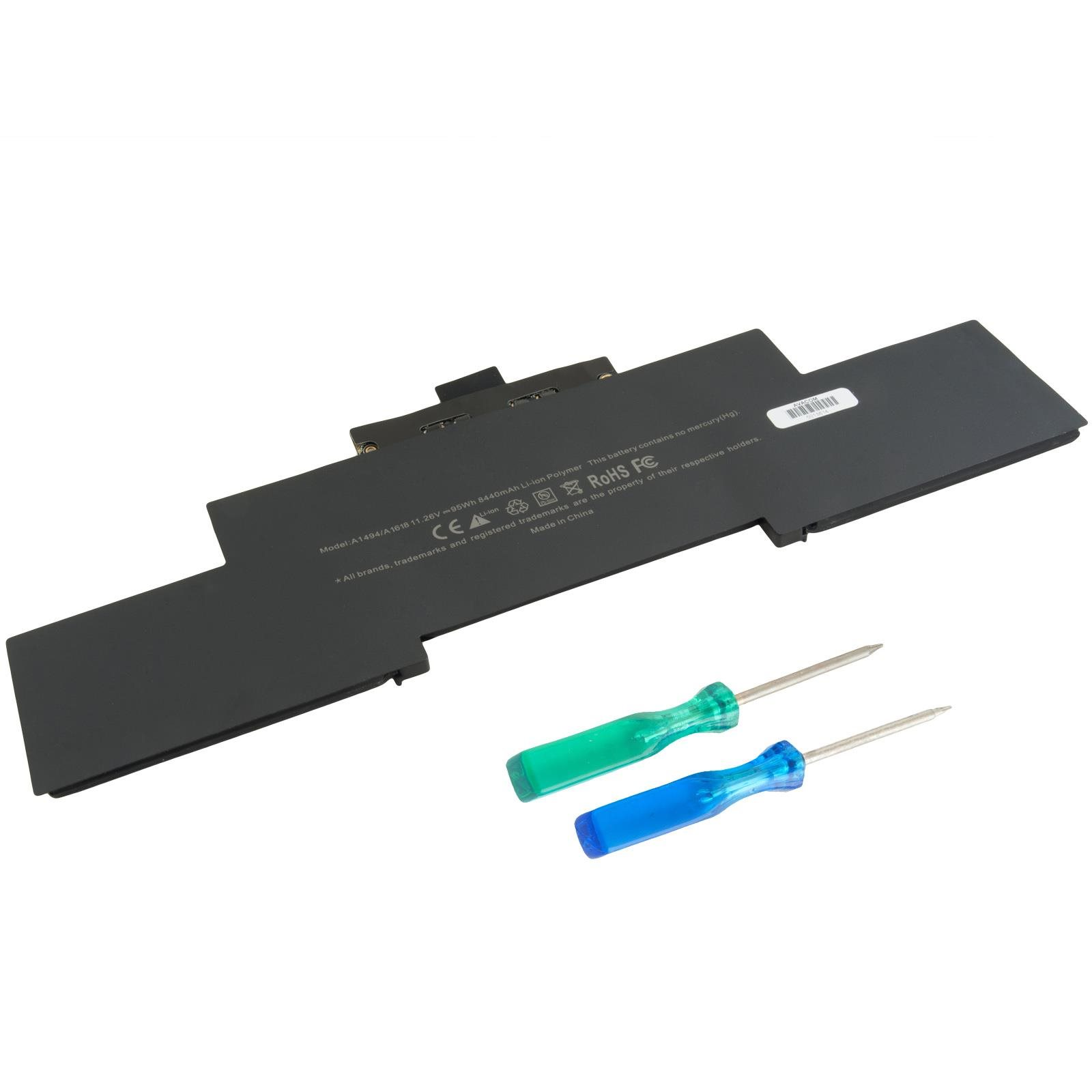 AVACOM az Apple MacBook Pro 15" számára A1398 Li-Pol 11,26V 8440mAh 95Wh - A1494/A1618 (NOMA-1618-P82)