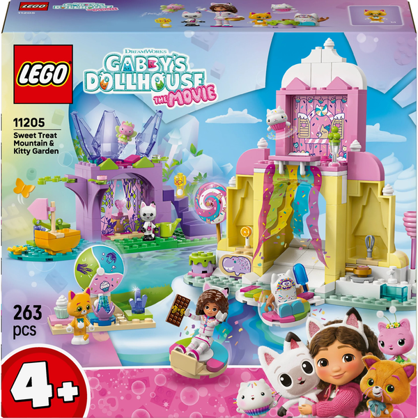 11205 Gabby´s Dollhouse Zuckerguss-Gebirge und Kätzchen-Garten