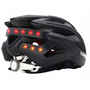 Kask szosowy Bluetooth 55-61cm LED/SOS/Intercom czarny