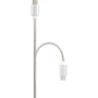 USB 2.0 kábel, 1x USB 2.0 dugó A - 1x USB C dugó, 0,5 m, ezüst, Renkforce (RF-4888674)