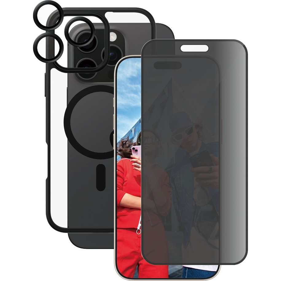 PanzerGlass CARE by PG3-in-1 Priv iPhone16 6.9 Pro Átlátszó képernyővédő Apple 1 db (B1360+P2864+1284)