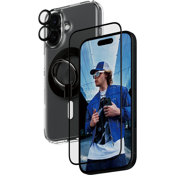 PanzerGlass PG 4-in-1 Bundle iPhone 16 6.1Inch Прозрачен защитен екран Apple 1 броя