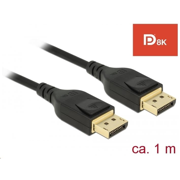 DisplayPort kábel Delock 85658 1m čierny