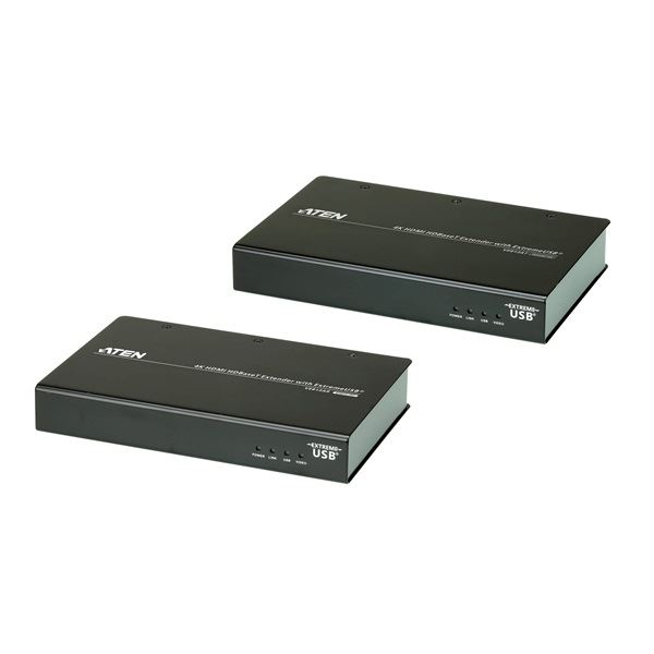 ATEN VE813A-AT-G extensor audio/video Transmisor y receptor de señales AV Negro