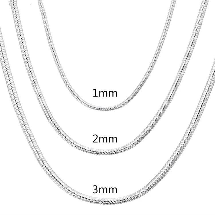 Silver Star ezüstlánc 1 mm, KL3 elegáns kiegészítő minden alkalomra, hossza 45 cm (18782)