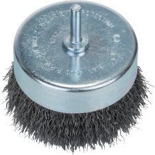 Bosch Accessories Csésze kefék fúrókhoz - hullámos huzal, 80 mm átmérő = 80 mm Szár átmérő 6 mm 2609256520 1 db