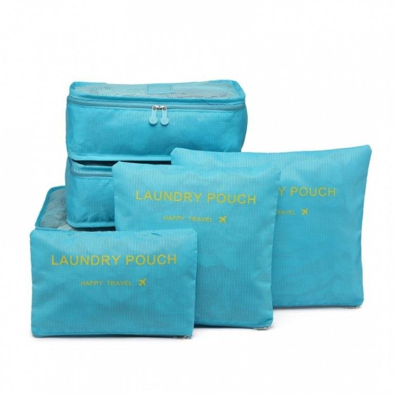 ALUM Utazótáska rendszerező készlet, kék (4827-MOD)